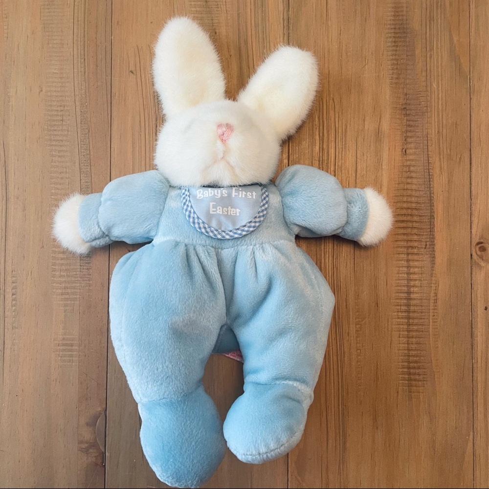 Russ Vintage Bunny Rabbit Plush Baby’s First Easter Stuffed Animal Toy